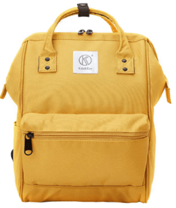 kah&kee polyester travel backpack
