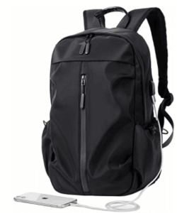 laptop polyester bag with usb cable