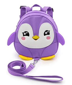 purple bird toddler pack