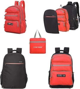 backpack with a detachable laptop bag