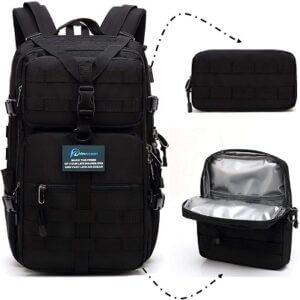 backpack with detachable laptop case