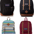 jansport brown bottom backpacks