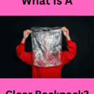 what is a clear backpack