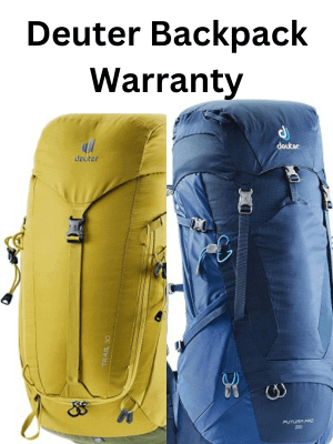 Kwestie Prestige grootmoeder What Does Deuter Backpack Warranty Cover? - BagsDale