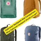 what size fjallraven backpack should i get